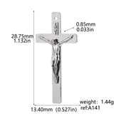 Catholic Cross Charms DIY Pendants 12PCS