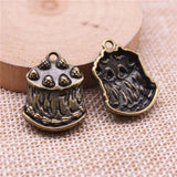 10pcs 24x18mm Birthday Cake Charms DIY Jewelry Findings