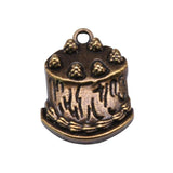 10pcs 24x18mm Birthday Cake Charms DIY Jewelry Findings