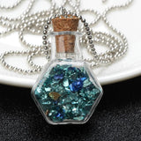 Small Glass Bottles with Cork Stoppers 5PCS/LOT