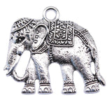 4pcs 37x34mm Thai Elephant Charms Jewelry Making Accessories