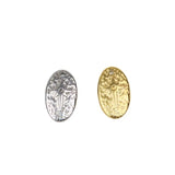 5pcs Stainless Steel Oval Star Charms Pendant DIY Jewelry Unfading 2 Colors
