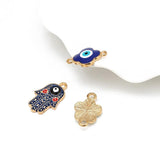 Fatima Hamsa Hand Butterfly Evil Eye Charms Set for Jewelry Making