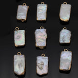 3pcs Freshwater Pearl Charms Pendants for Jewelry Making DIY Necklace Bracelet