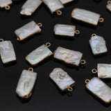 3pcs Freshwater Pearl Charms Pendants for Jewelry Making DIY Necklace Bracelet