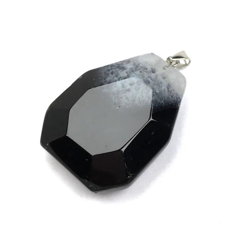 Natural Stone Agates Pendant Crystal Necklace For DIY Jewelry Making