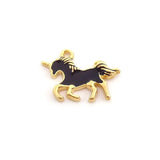 50pcs Metal Unicorn Horse Pendants for Jewelry Making