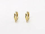 6pcs Round Earring Hoops, Minimalist Cartilage Brass Earrings