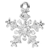 10pcs Snowflake Rhinestone Dangle Charms Pendant DIY