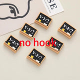 10Pcs Blackboard Charms Resin Funny Pendant DIY Earrings Necklace