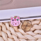 10pcs Love Cat Enamel Charms for DIY Jewelry Making