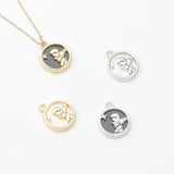 Embossed Angel Charms Pendant 6pcs/lot DIY Necklace Jewelry Making