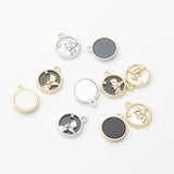Embossed Angel Charms Pendant 6pcs/lot DIY Necklace Jewelry Making