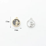 Embossed Angel Charms Pendant 6pcs/lot DIY Necklace Jewelry Making