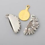 Sunflower Charms 26*27mm 5pcs AAC1012