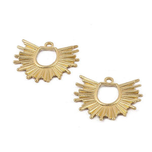 5PCS Hollow Zinc Alloy Metal Charms 38*34.1mm for DIY Jewelry Making