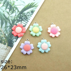 Flower Star Earring Charms Bracelets Jewelry Making DIY Pendants Bulk