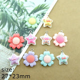 Flower Star Earring Charms Bracelets Jewelry Making DIY Pendants Bulk