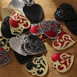 10pcs Eye Heart Shape Charms Pendant for DIY Earrings Necklace