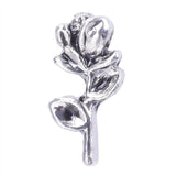 20Pcs Vintage Rose Flower Charms for Jewelry Making