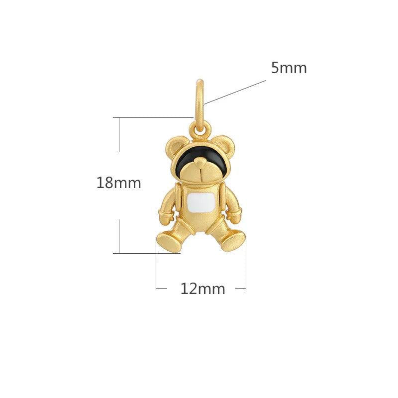 Brass Crab Duck Panda Charms Pendants High Copper DIY Necklace Bracelet Jewelry