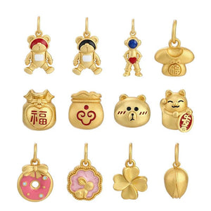 Brass Crab Duck Panda Charms Pendants High Copper DIY Necklace Bracelet Jewelry