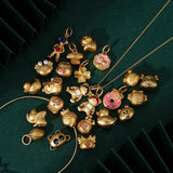 Brass Crab Duck Panda Charms Pendants High Copper DIY Necklace Bracelet Jewelry