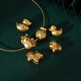 Brass Crab Duck Panda Charms Pendants High Copper DIY Necklace Bracelet Jewelry