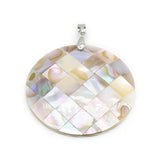 Shell Splicing Round Pendant for DIY Jewelry Making