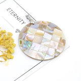 Shell Splicing Round Pendant for DIY Jewelry Making