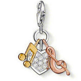 Rhinestone Music Notation Diy Charms For Jewelry Making