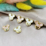 10pcs Mouse Head Pendant DIY Jewelry Accessories