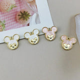 10pcs Mouse Head Pendant DIY Jewelry Accessories