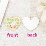 6 Pcs Multicolor Tulip Flower Charms for DIY Crafting