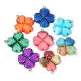 Natural Stone Leaf Charms Pendants for Jewelry Making Diy Bracelet Necklace