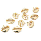 10pcs Shell Pendants DIY Jewelry Charm Necklaces Summer Making