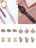 3Pcs Silicone Band Charms for Smart Watch - Gift for Women, Mom, Girls