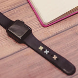 3Pcs Silicone Band Charms for Smart Watch - Gift for Women, Mom, Girls