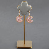 18k Plated Copper Metal Zircon Charms Jewelry Making
