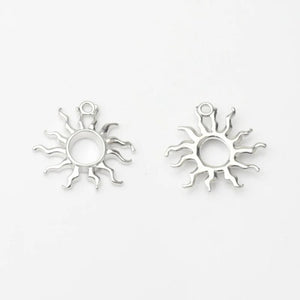 Sun Charms Pendant 10PCS/lot for DIY Necklace Jewelry Making