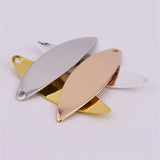 12mm Solid Wave Shape Single Eye Horse Eye Pendant Earrings Necklace DIY