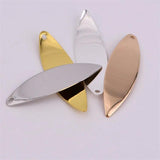 12mm Solid Wave Shape Single Eye Horse Eye Pendant Earrings Necklace DIY