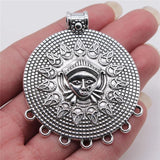 2pcs Antique Silver Indian Idol Charms for Jewelry Making B14692