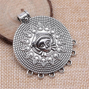 2pcs Antique Silver Indian Idol Charms for Jewelry Making B14692