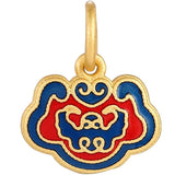 Plating Bat Gourd Lock Pendant Dangle Charm DIY Bracelet