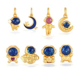 Gold-Plating Astronaut Spaceman Pendant Charm