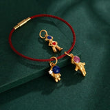 Gold-Plating Astronaut Spaceman Pendant Charm