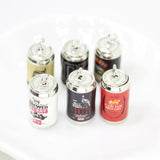10Pcs Resin 3D Drink Alcohol Can Charms Pendant DIY Earring Keychain Jewelry