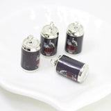 10Pcs Resin 3D Drink Alcohol Can Charms Pendant DIY Earring Keychain Jewelry