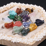 2 PCS Crystal Reiki Healing Angel Pendant DIY Jewelry Gift